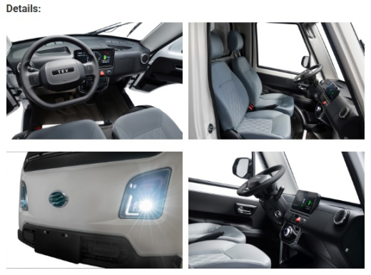 Elektro Transporter Geco TEV mit 15 KW und Großen Lifpo4 Akku