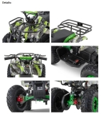 NITRO MOTORS 1200W Eco midi Kinder Quad Torino Graffiti BTF-Profile XL Sport 6