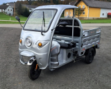 Jinpeng E-Cargo L Trike / Lastenrad mit Dach und Anhängerkupplung